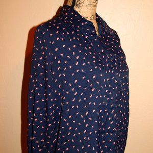 Relaxed Printed Button Down Shirt